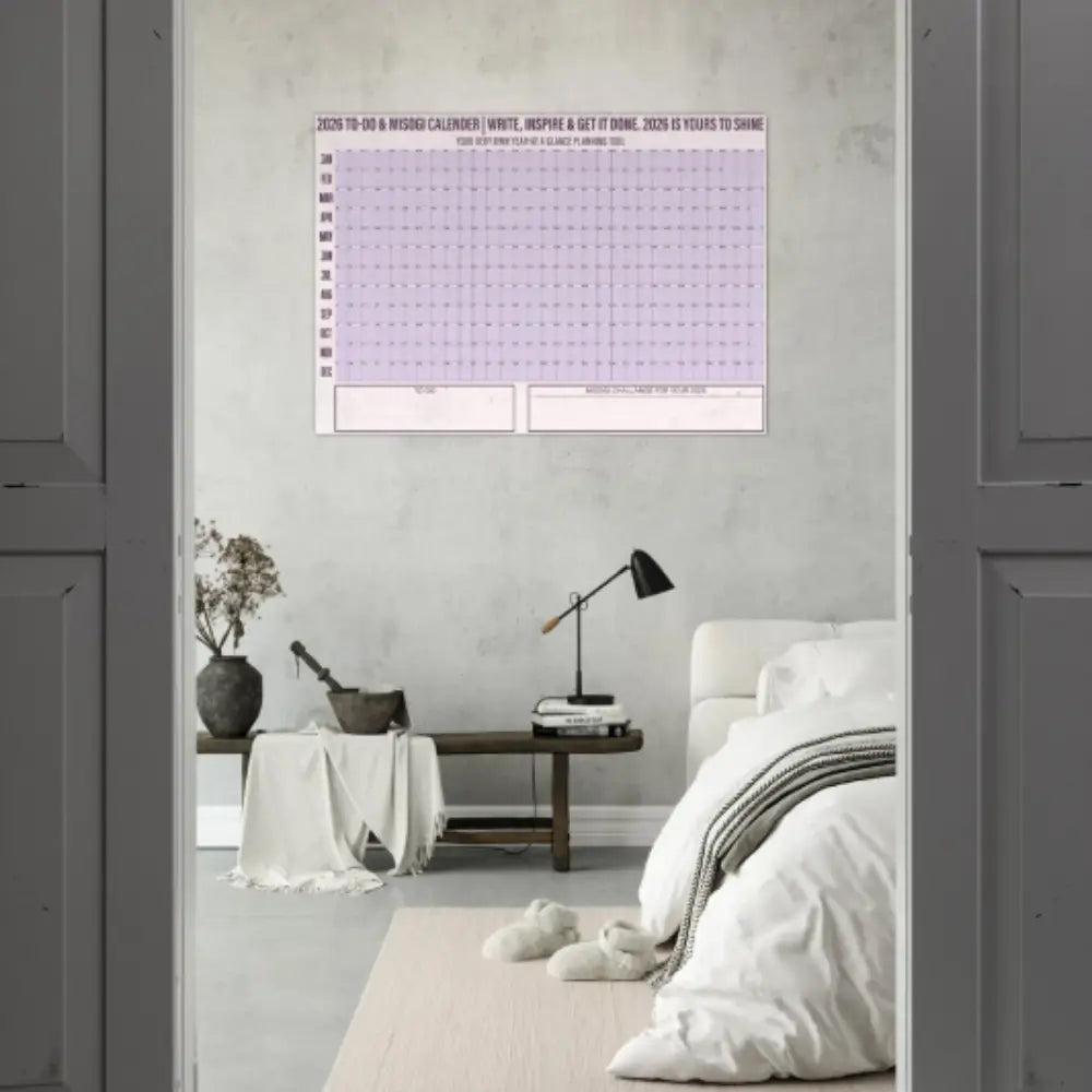 2026 Misogi Challenge All-in-One Wall Calendar Poster - Classic Matte A0 Design