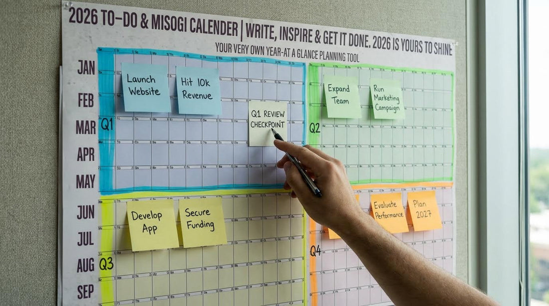 Quarterly Planning with Your Wall Calendar