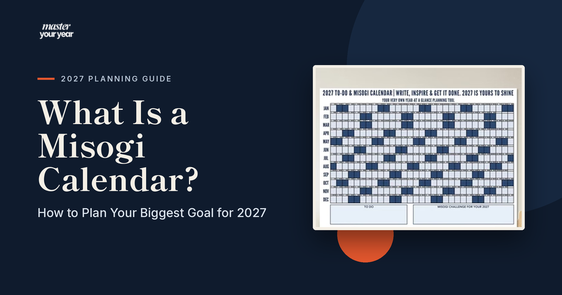 What Is a Misogi Calendar? How to Plan Your Biggest Goal for 2027
