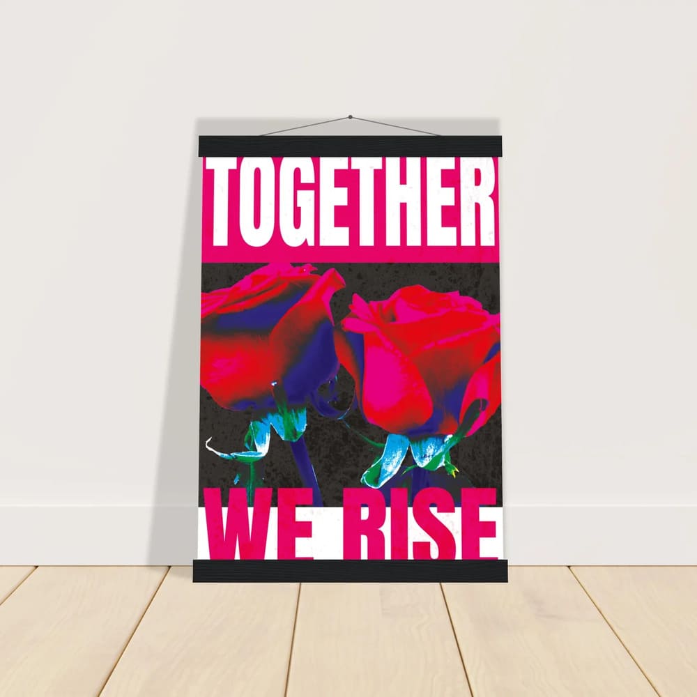 Together We Rise – Partnership & Progress Poster