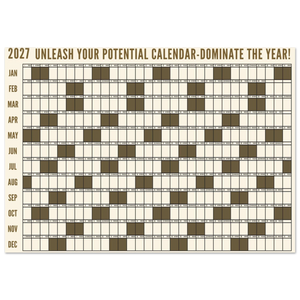 2027 UNLEASH YOUR POTENTIAL CALENDAR-DOMINATE THE YEAR