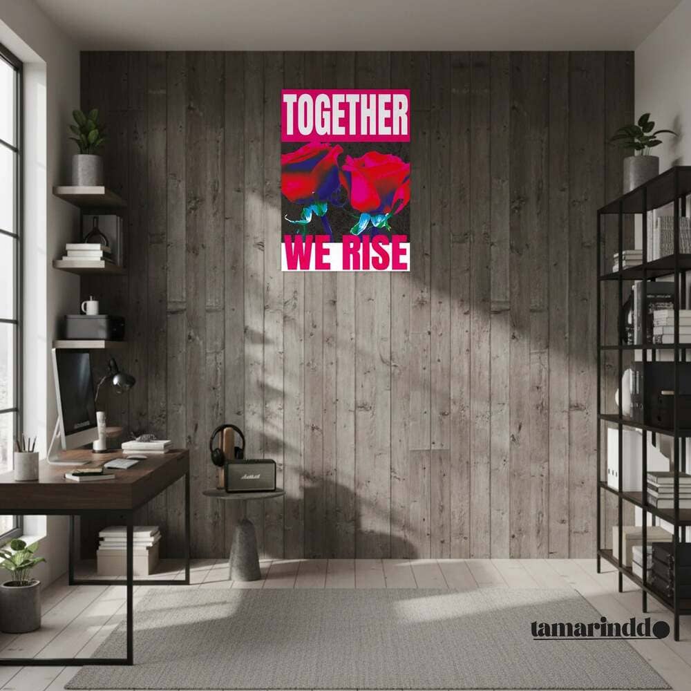 Together We Rise – Partnership & Progress Poster