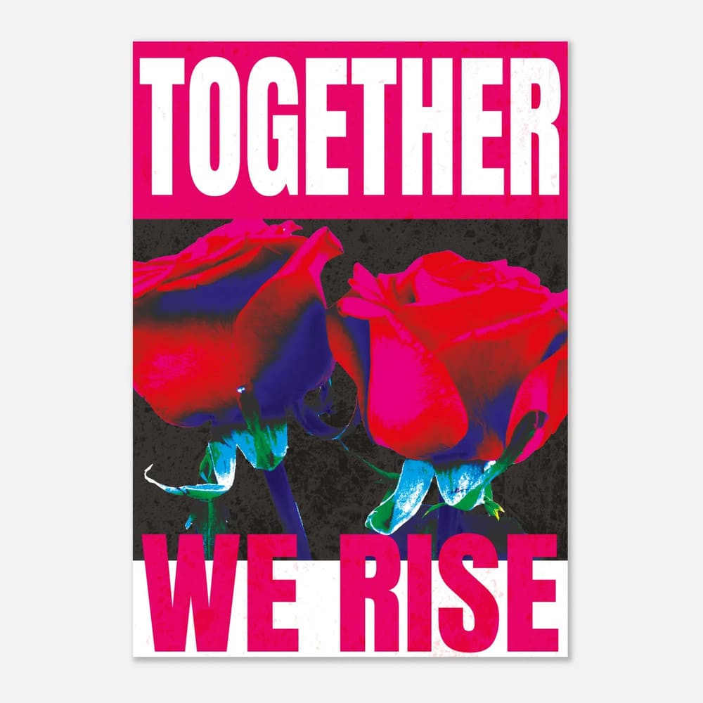 Together We Rise – Partnership & Progress Poster