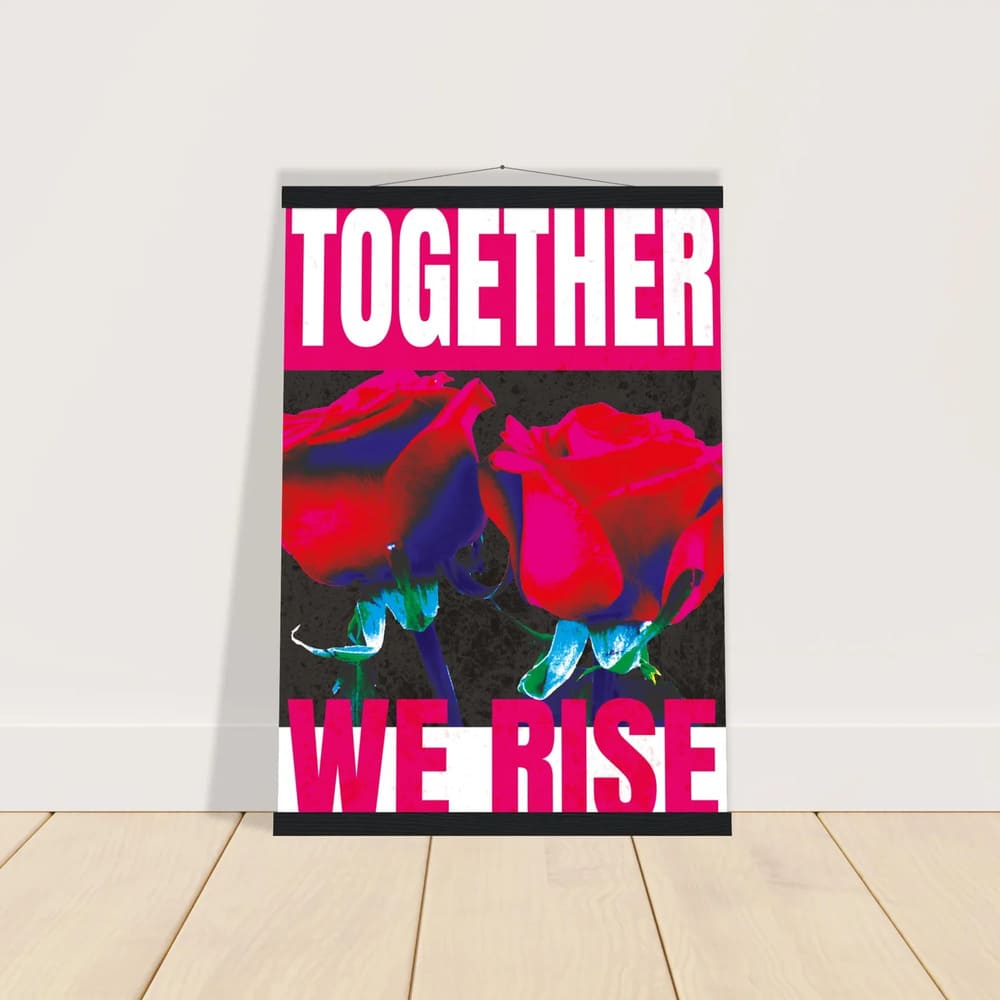 Together We Rise – Partnership & Progress Poster