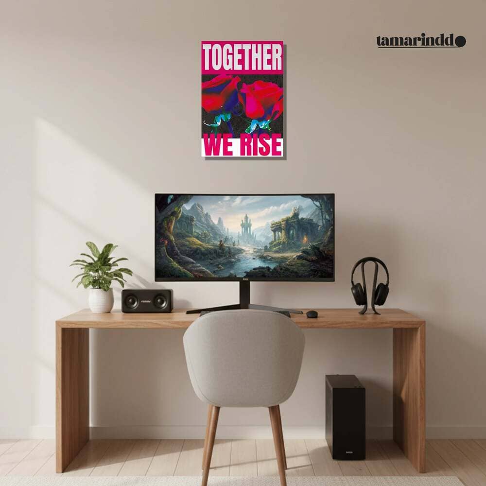 Together We Rise – Partnership & Progress Poster