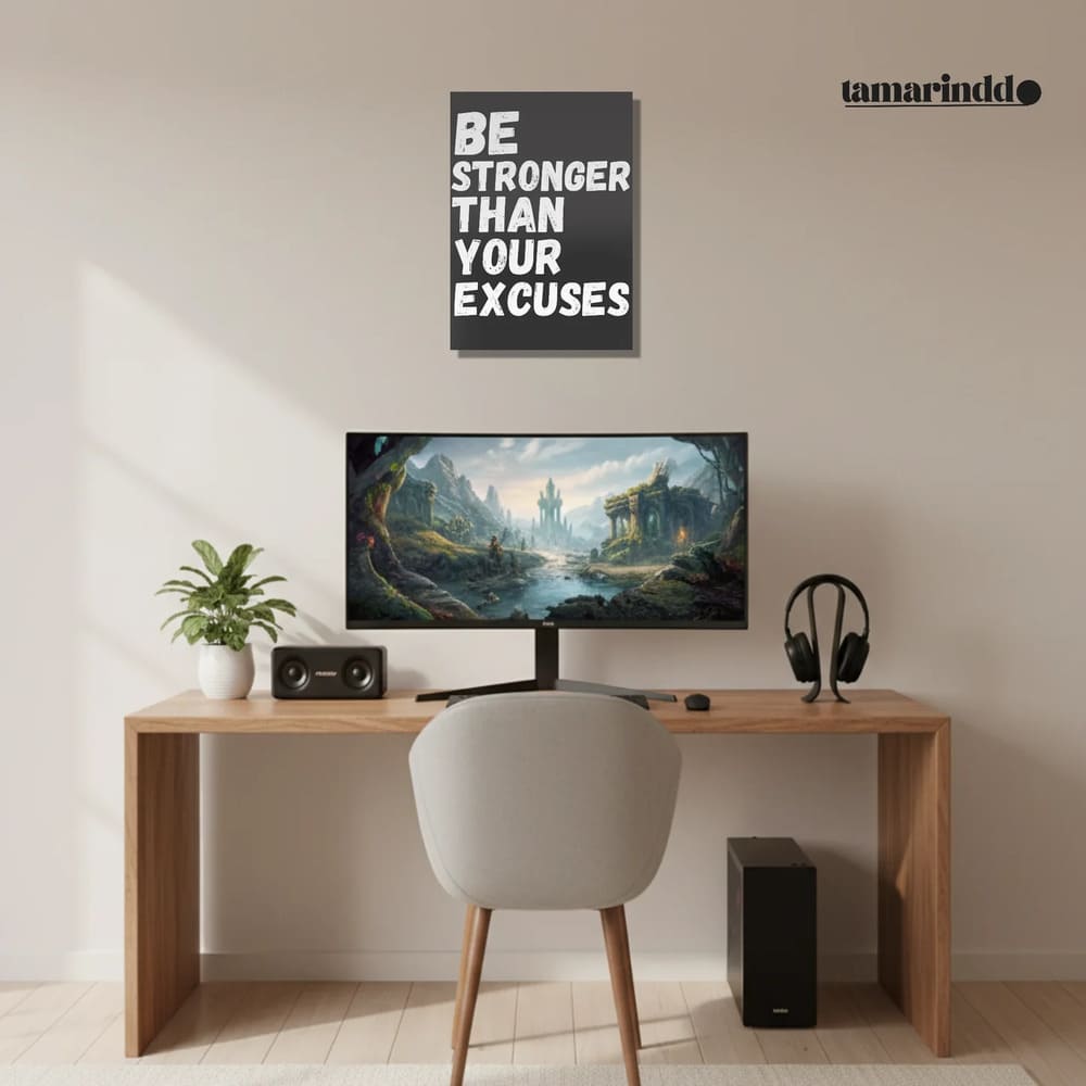 Be Stronger Than Your Excuses - Gym Motivation Poster