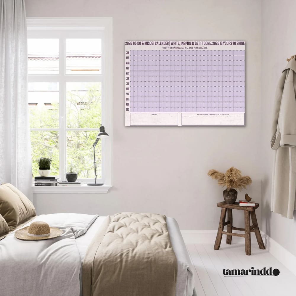 2026 Misogi Challenge All-in-One Wall Calendar Poster - Classic Matte A0 Design