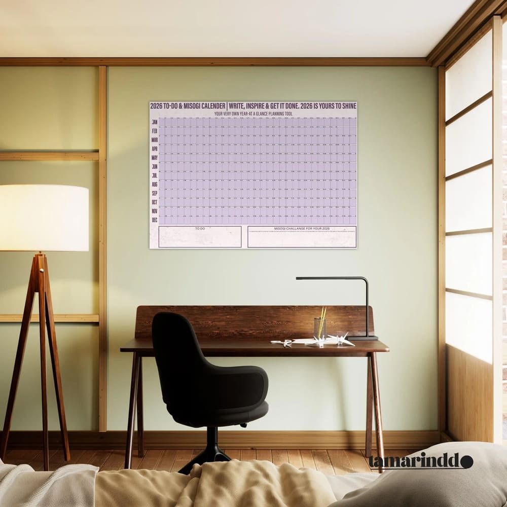 2026 Misogi Challenge All-in-One Wall Calendar Poster - Classic Matte A0 Design