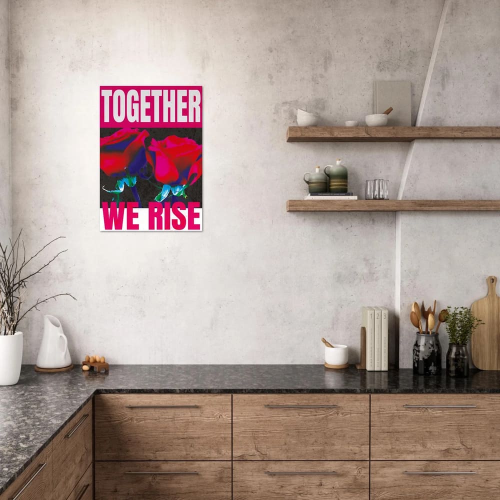 Together We Rise – Partnership & Progress Poster