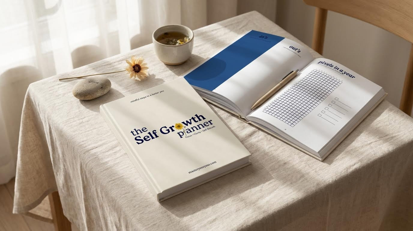 The Self Growth Planner – A Guided Journal for Focus, Clarity & Intentional Growth