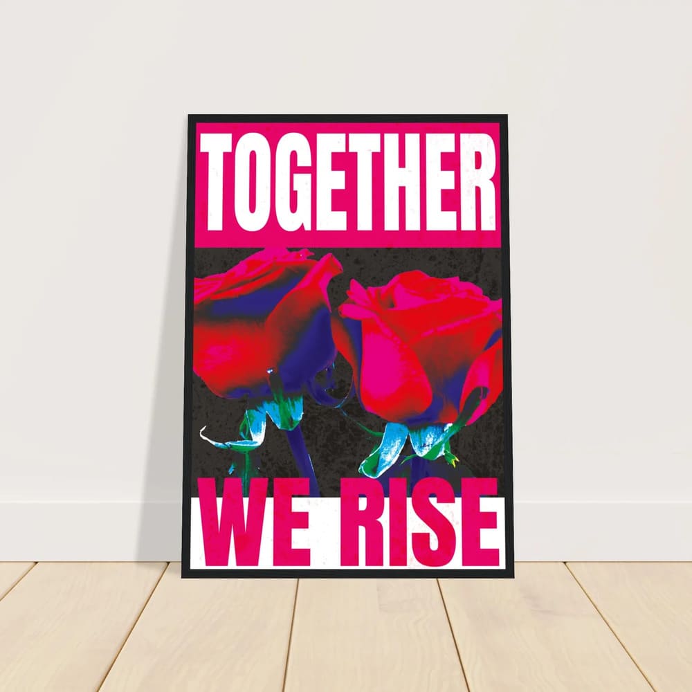 Together We Rise – Partnership & Progress Poster