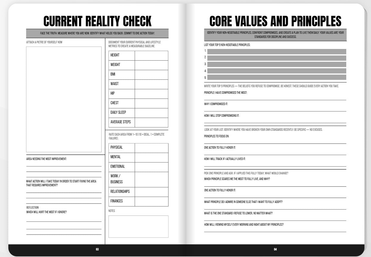 The 90 Days Serious Accountability Journal – Brochure for Responsibility & Results