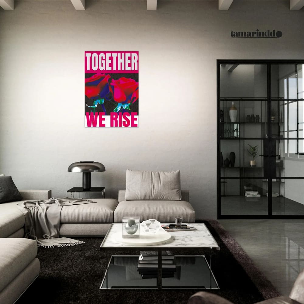 Together We Rise – Partnership & Progress Poster