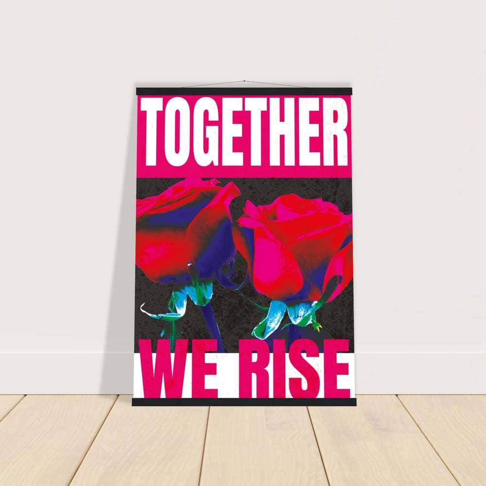 Together We Rise – Partnership & Progress Poster