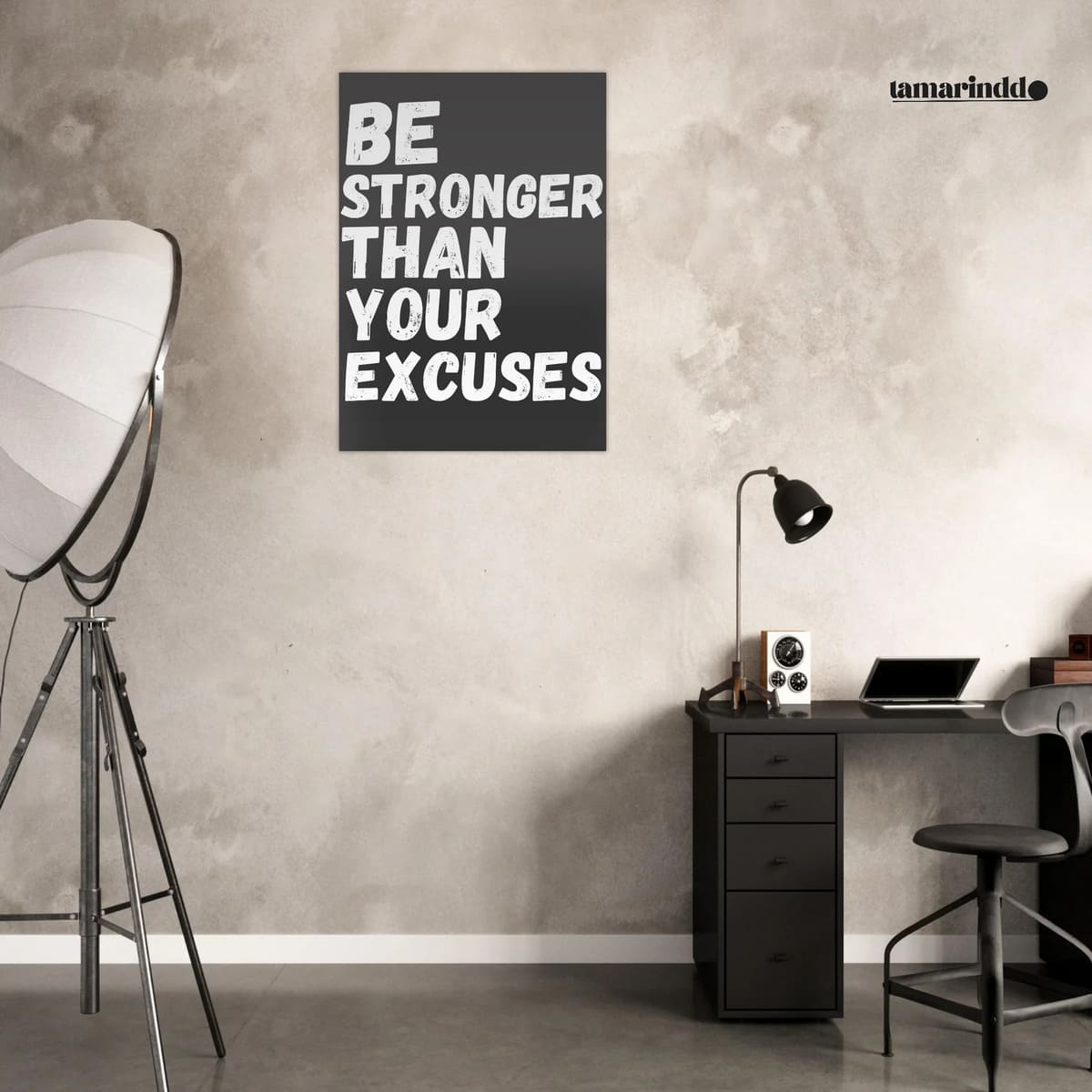 Be Stronger Than Your Excuses - Gym Motivation Poster
