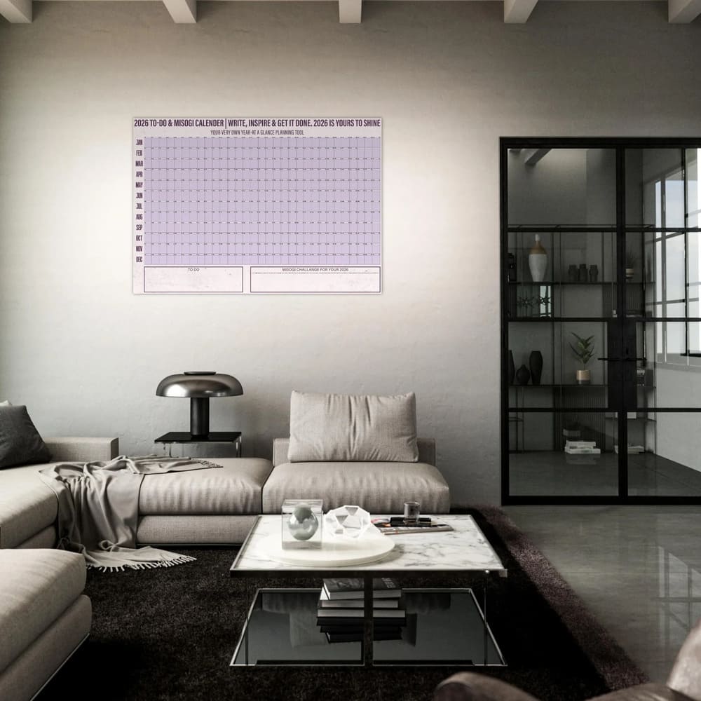 2026 Misogi Challenge All-in-One Wall Calendar Poster - Classic Matte A0 Design