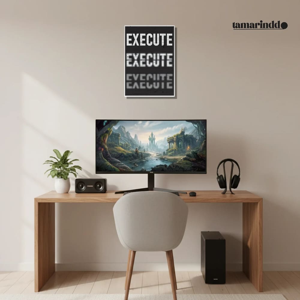 EXECUTE - Entrepreneur Hustle Poster