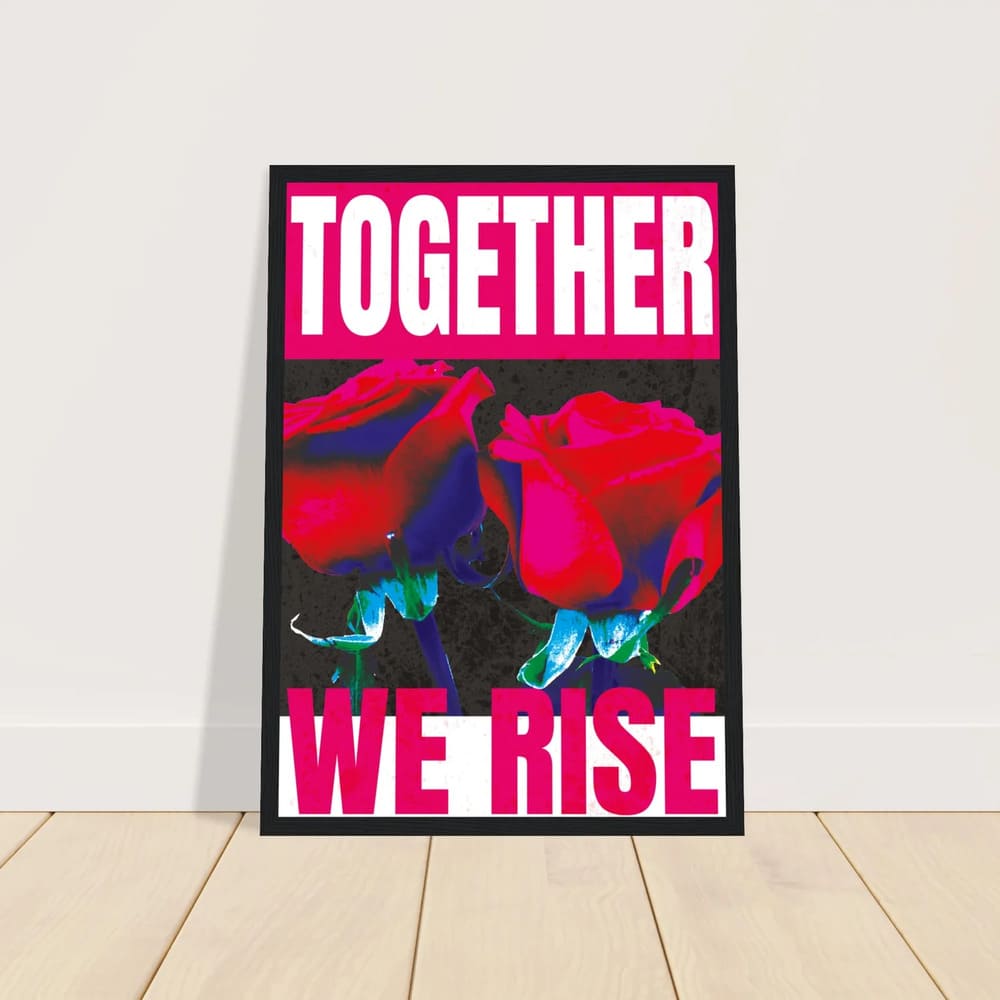 Together We Rise – Partnership & Progress Poster