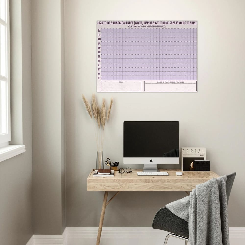 2026 Misogi Challenge All-in-One Wall Calendar Poster - Classic Matte A0 Design