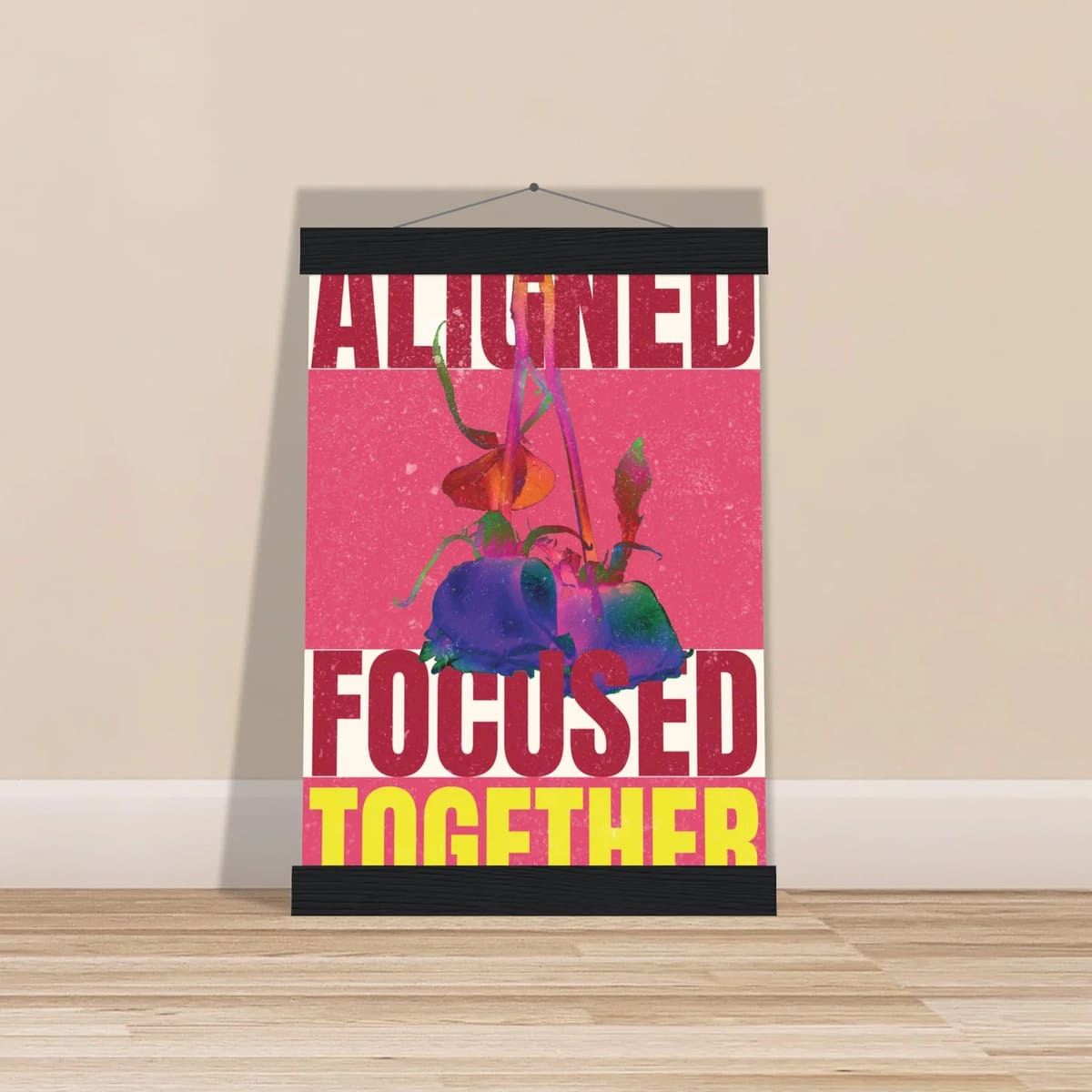 Aligned. Focused. Together. Shared Vision Poster