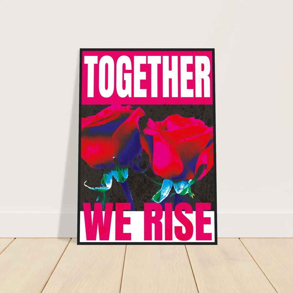 Together We Rise – Partnership & Progress Poster