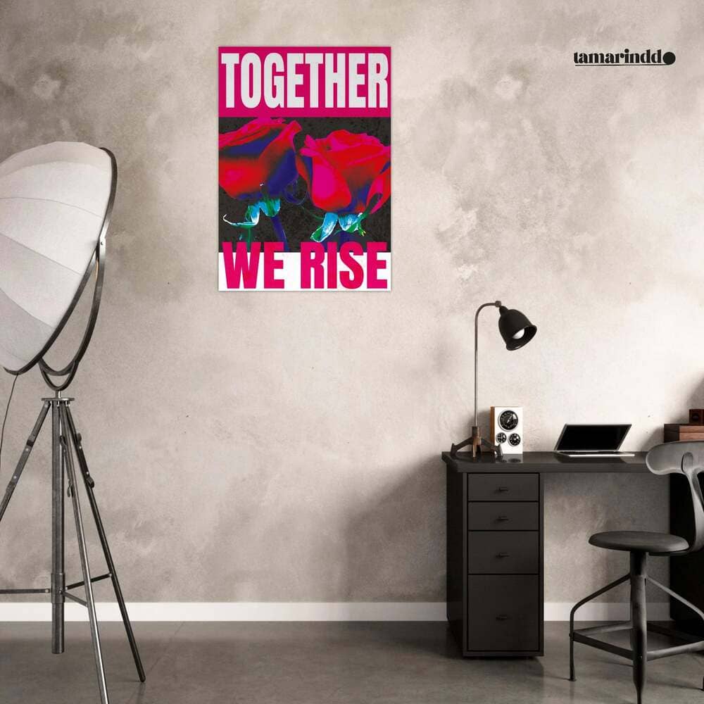 Together We Rise – Partnership & Progress Poster