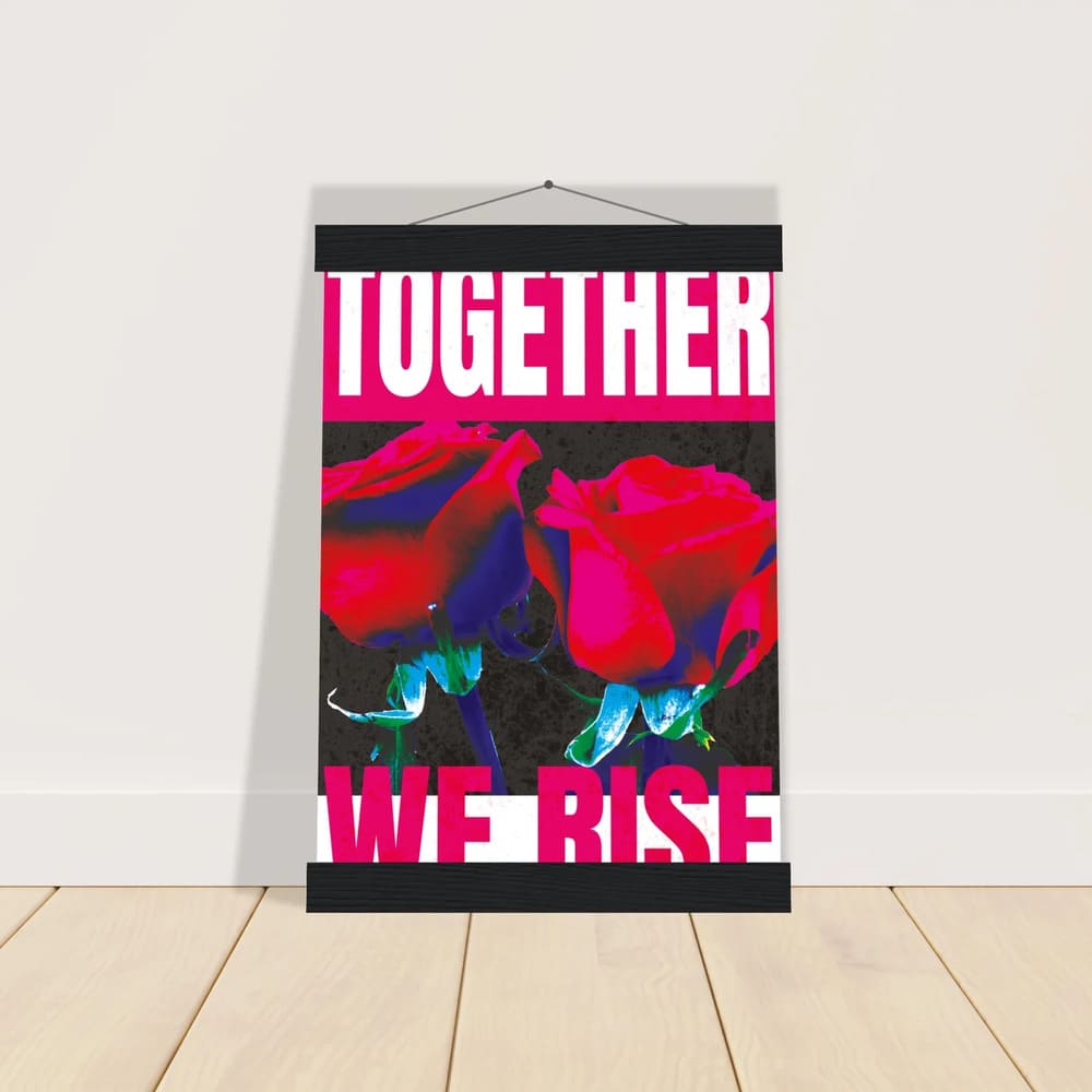 Together We Rise – Partnership & Progress Poster