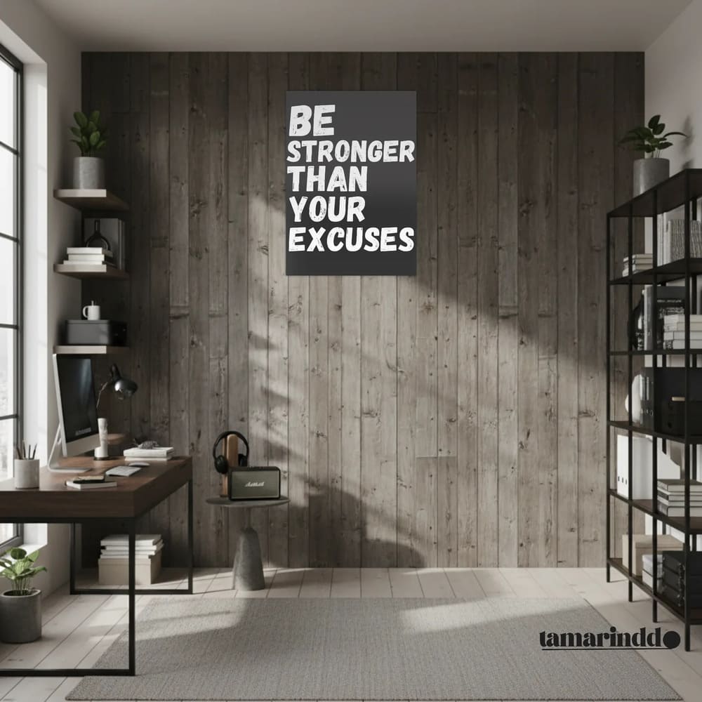 Be Stronger Than Your Excuses - Gym Motivation Poster